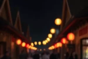 《长街叙事诗》长镜头下老街两侧店铺的灯牌