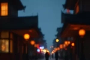 《城市褶皱》高楼缝隙间透出的狭长天空